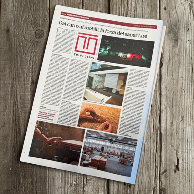 Dal carro ai mobili: il saper fare di Trivellini conquista le pagine di Repubblica.